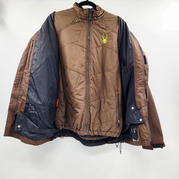 Vintage Spyder Spylon XT 10,000mm Thinsulate Insulation 2 in 1 Ski Jacket Mens M - Picture 4 of 13